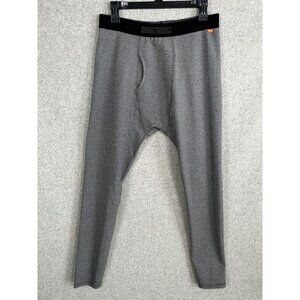 Omni Wool Pants Mens Large Gray Thermal Base Layer Outdoors Hiking Legging